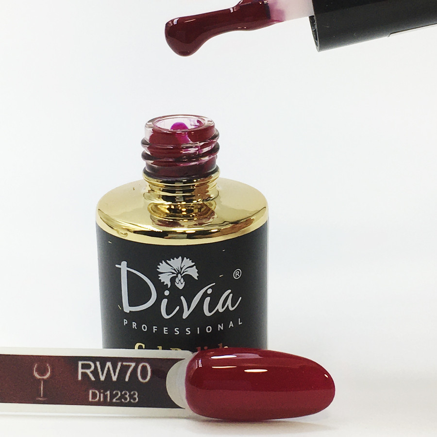 Divia гель лак Red Wine Di1233 [RW070], 8 мл