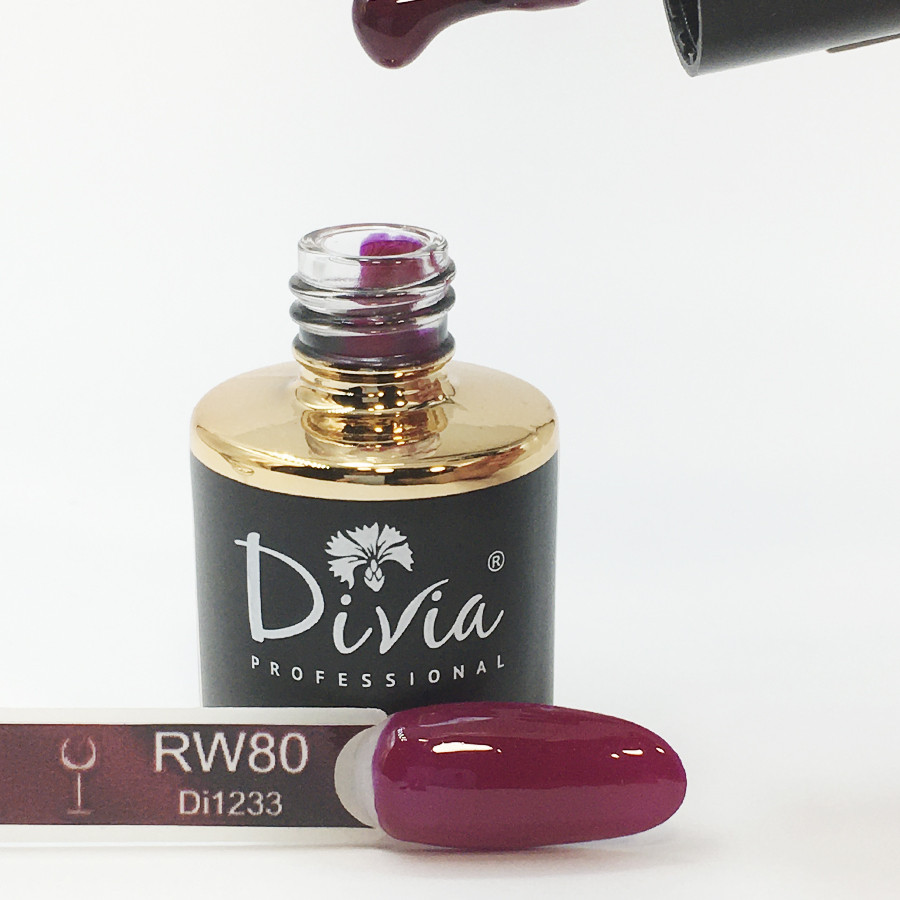Divia гель лак Red Wine Di1233 [RW080], 8 мл