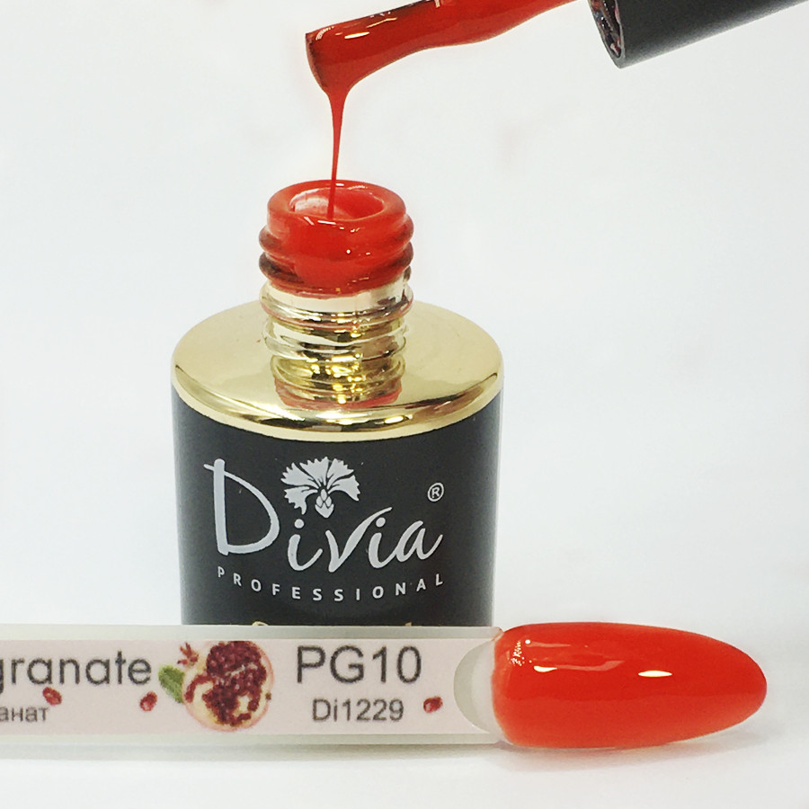 Divia гель лак Pomegranate Di1229 [PG010], 8 мл