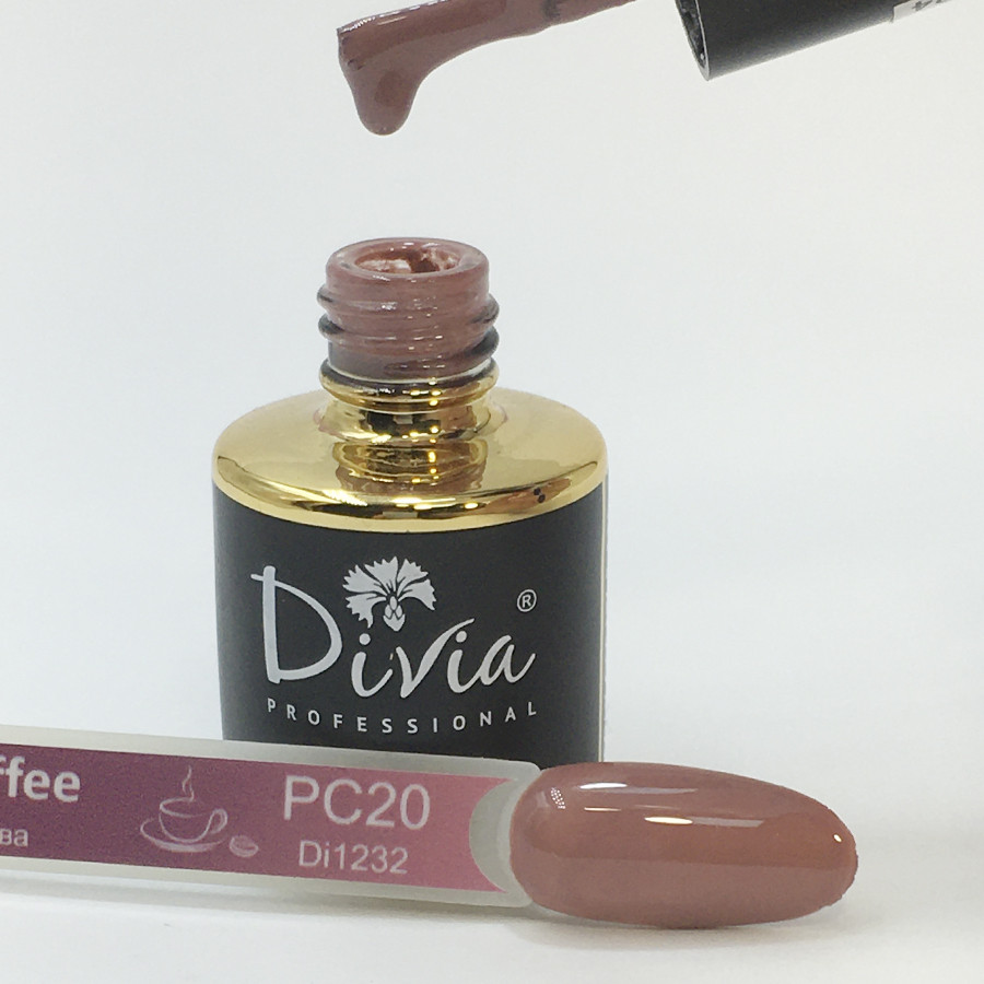 Divia гель лак Pink Coffee Di1232 [PC20], 8 мл