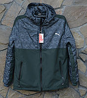 Чоловіча спортивна куртка весна-осінь хакі водовідштовхувальна тканина