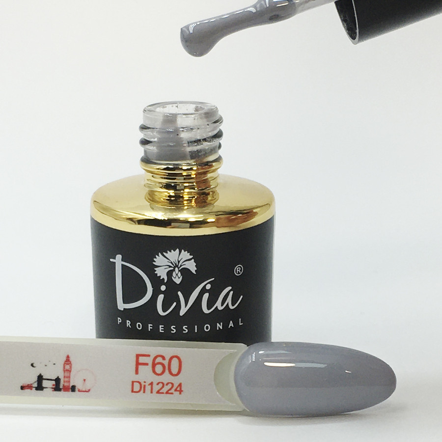Divia гель лак Fog  Di1224 [F60], 8 мл
