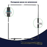 Фон у рамці з ніжками Visico BP-1522GB Chroma Key 2в1 зелений/синій (150x220см), фото 5