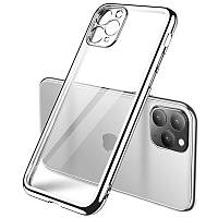 Чехол на Apple iPhone 11 Pro силиконовый прозрачный Серебряный