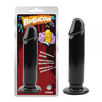 Велика анальна пробка для фістингу з головкою чорна Chisa Evil Dildo Plug XL Кайф