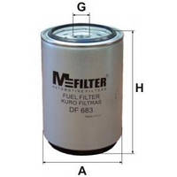 Фильтр топливный сепаратор SCANIA 4, P, G, R, T DC09.109-OC9.G05 1393640 (Пр-во MFilter) DF 683