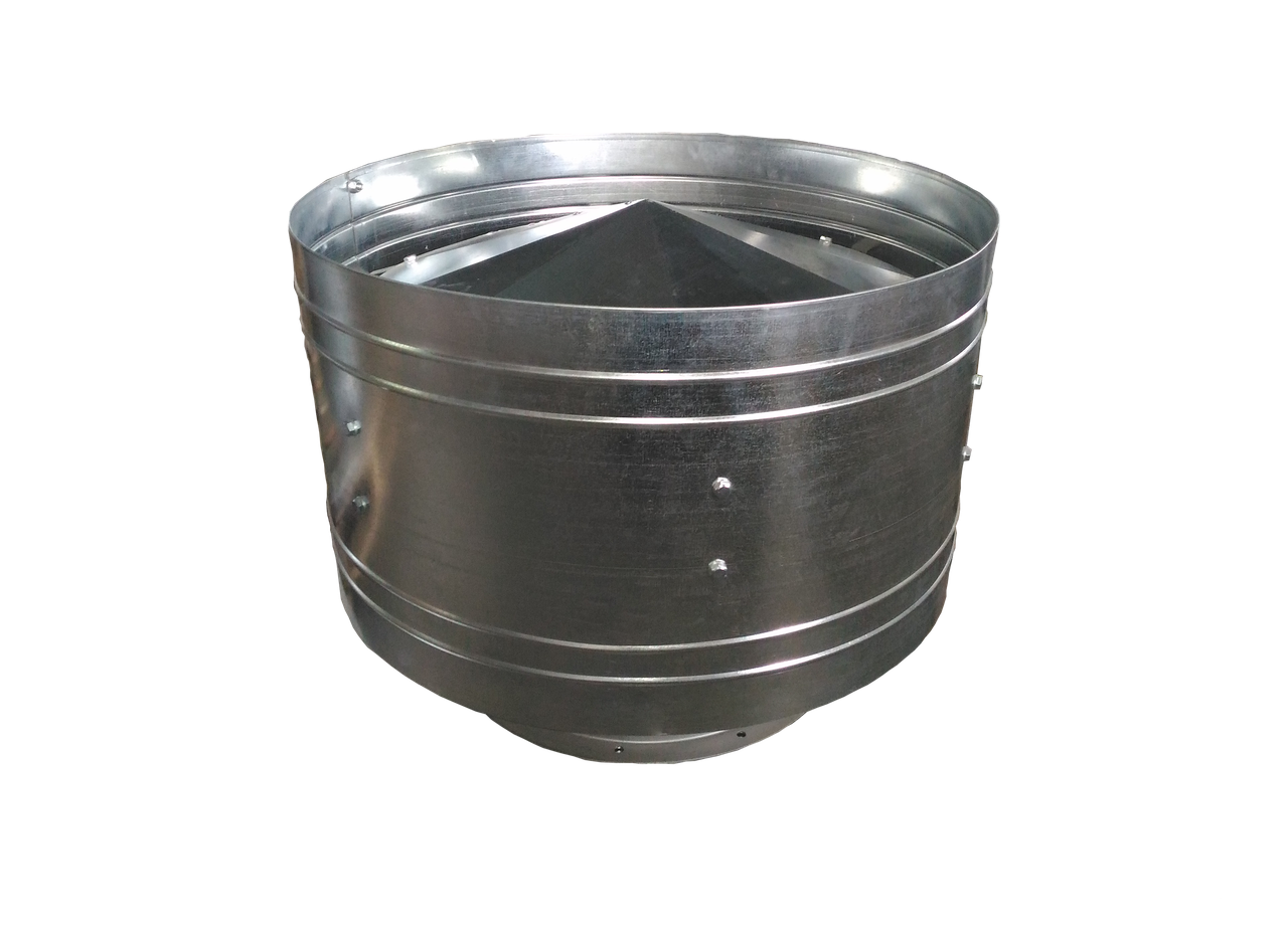 Круглий кришний елемент (дефлектор) D-160-1-ZS, фото 1