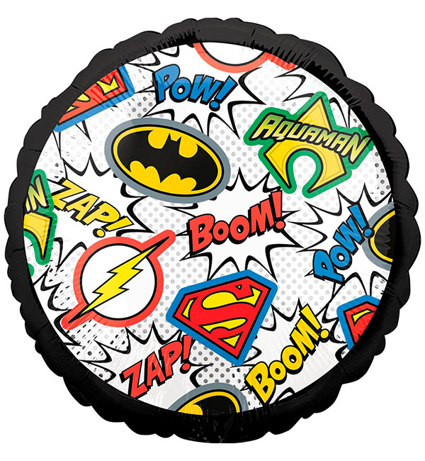 Повітряні кулі "Супер герої" d - 45 см, США
