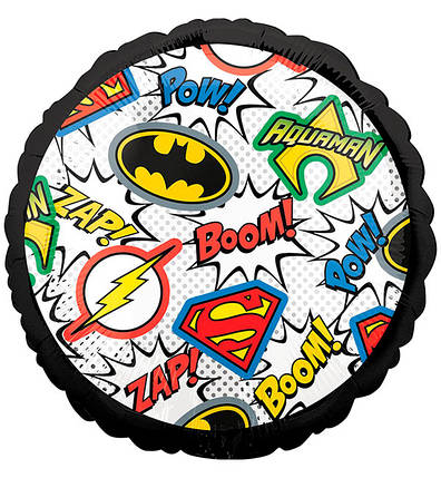 Повітряні кулі "Супер герої" d - 45 см, США, фото 1