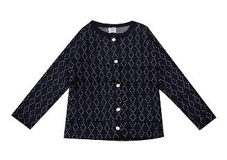 Кофта для дівчинки демісезонна на ґудзиках, у ромб, Dasilva