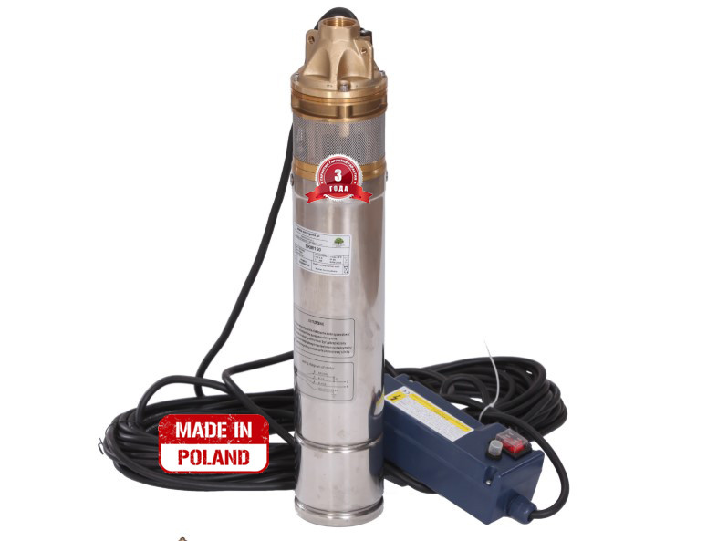 Насос вихровий свердловинний Akwa Pumps (Grand) Польща 4SKm100 гарантія 3 роки, фото 1