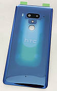Задня кришка HTC U12+, синя, Translucent Blue, оригінал (Китай) + скло камери