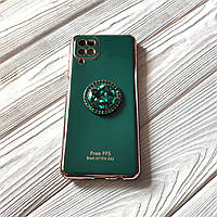 Чохол Ring Stones для Samsung Galaxy A12 2021 / A125F силіконовий Смарагдовий