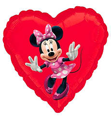 Повітряні кульки "Мінні Маус", d 45 см, США