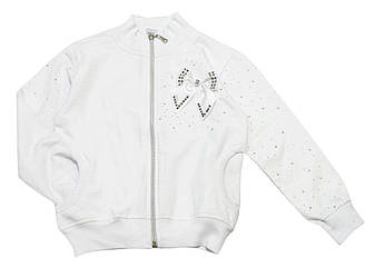 Кофта для дівчинки з довгим рукавом, демісезонна, на блискавці, Dominik