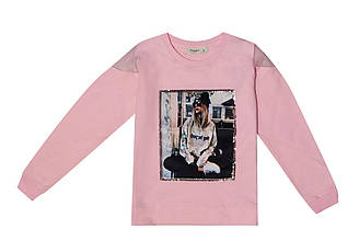 Світшот для дівчинки з довгим рукавом, демісезонний, Breeze