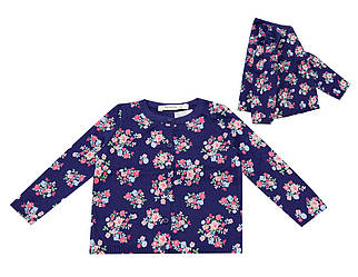 Кофта для дівчинки з довгим рукавом, демісезонна, на ґудзиках, малюнок, Breeze