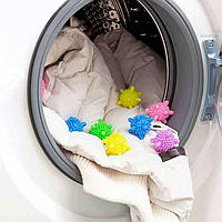 Кульки для прання та сушіння білизни та пуховиків. М'ячики Кульки для прання речей у пральній машині проти ковтунців