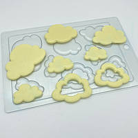 Пластикова форма Хмари Плоскі силуети