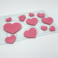 Пластикова форма серця Плоскі силуети