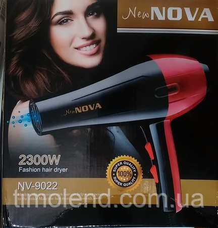 Фен для волосся NOVA NV-9022 для укладання та сушіння волосся