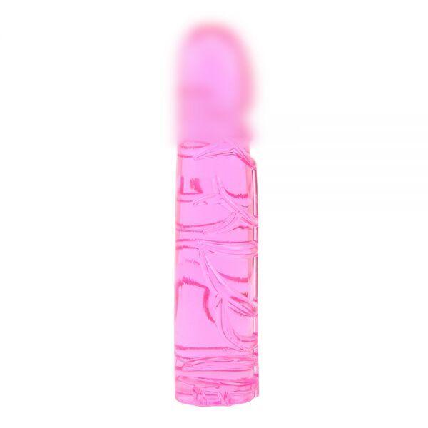 Реалістичний фаллоїмітатор VIVID JELLY DILDO-Pink, 20х4,3 см.