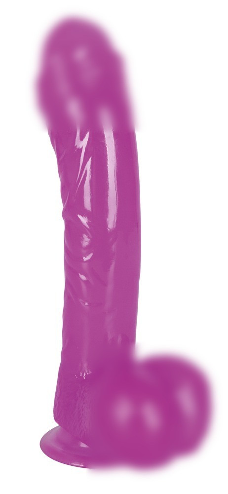 Фалоїмітатор — Ready Mate Softdildo Lila, 19х3,5 см., фото 1