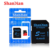 Карта памяти для планшета и телефона Micro SD SHANDIAN 64 Gb class 10 U3