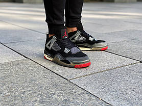 Кросівки Nike Air Jordan 4 "Bred" x Off-White - CV9388-001, фото 6