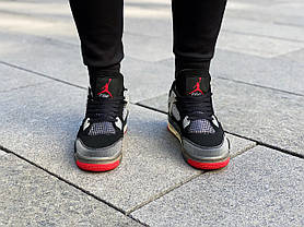 Кросівки Nike Air Jordan 4 "Bred" x Off-White - CV9388-001, фото 5