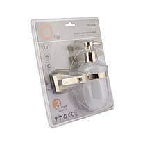Дозатор для рідкого мила Qtap Liberty ORO 1152, фото 3