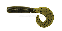 Силикон Big Bite Baits Finesse Grub 3" 10шт Green Pumpkin