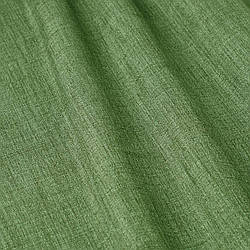 Декоративна однотонна тканина рогожка Осака зеленого кольору 300см 88376v20