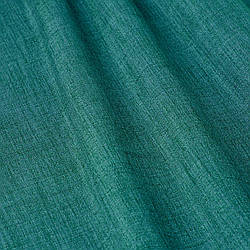 Декоративна однотонна тканина рогожка Осака бірюзового кольору 300см 88374v18
