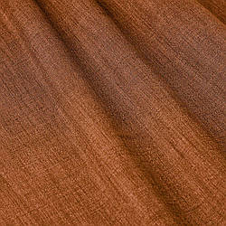 Декоративна однотонна тканина рогожка Осака коричнева 300см 88368v12