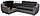 Диван Кутовий розкладний з нішею Барселона Brown 1900х2600 мм, фото 3