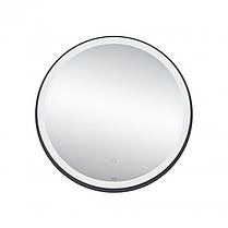 Дзеркало Qtap Robin R600 Black з LED-підсвічуванням і антизапотеванием QT13786501B, фото 3