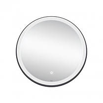 Дзеркало Qtap Robin R600 Black з LED-підсвічуванням і антизапотеванием QT13786501B, фото 2