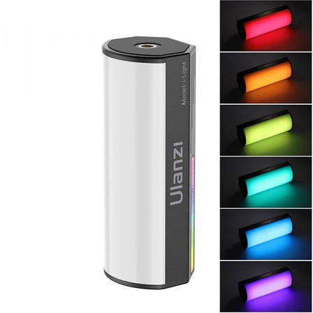 Лампа відеосвітло RGB циліндрична магнітна Ulanzi I-Light, фото 1