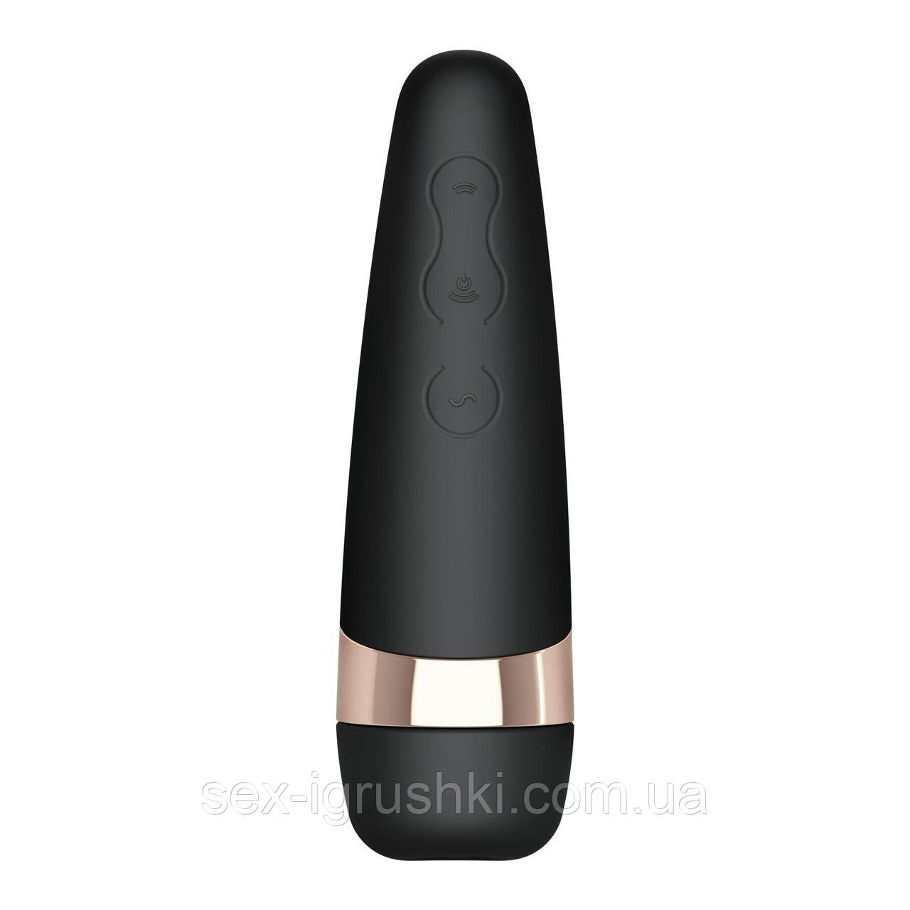 Вакуумний кліторальний стимулятор Satisfyer Pro 3 Vibration з вібрацією та дуже м'яка яким кінчиком SO2304