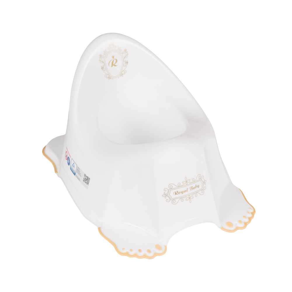 Горщик Tega Royal Baby RL-001 нековзний 103-Z white-gold, фото 1