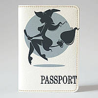 Обложка на паспорт гражданина Украины загранпаспорт Ведьмочка (эко-кожа)