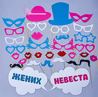 Фотобутафорія для весільної фотосесії