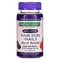 Nature's Bounty, Advanced, добавка для здоровья волос, кожи и ногтей, фруктовое ассорти, 3000 мкг, 80