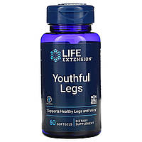 Life Extension, Youthful Legs, добавка для здоровья ног, 60 мягких таблеток - Оригинал