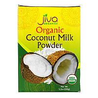 Jiva Organics, Органическое сухое кокосовое молоко, 150 г (5,2 унции) - Оригинал