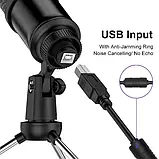 Мікрофон Ytom TikTok DM-18 USB конденсаторний — Срібло, фото 7