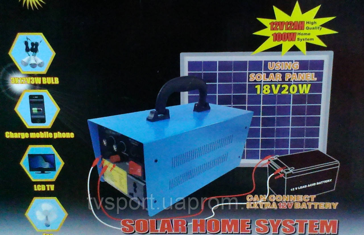 Сонячна система Solar Home System GDLite GD-8018, - фото 5 - id-p61651142