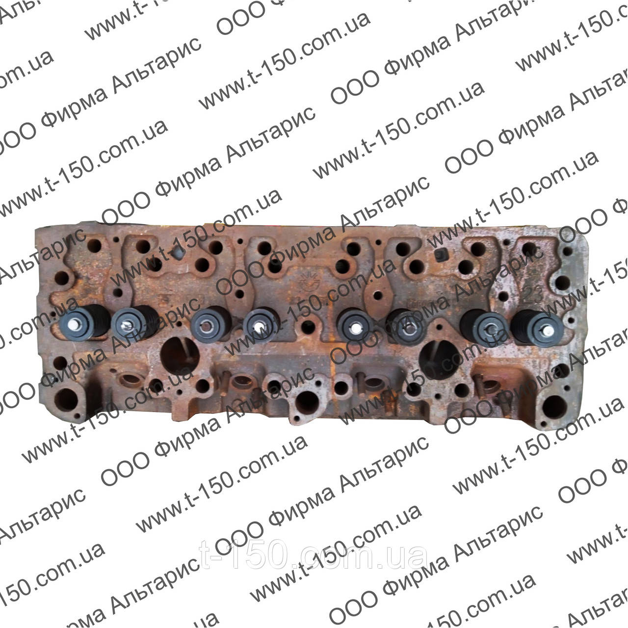 Головка блока цилиндров СМД-23, ремонт с клапанами, 23-06С9, фото 1