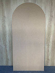 Перегородка (ширма) декоративна з візерунком Manific Decor для офісу, будинки зі світлого дерева 90*220 см.